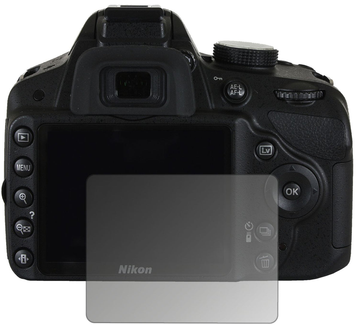 Blickschutzfolie für Nikon D3200 matt Schutzfolie Privacy