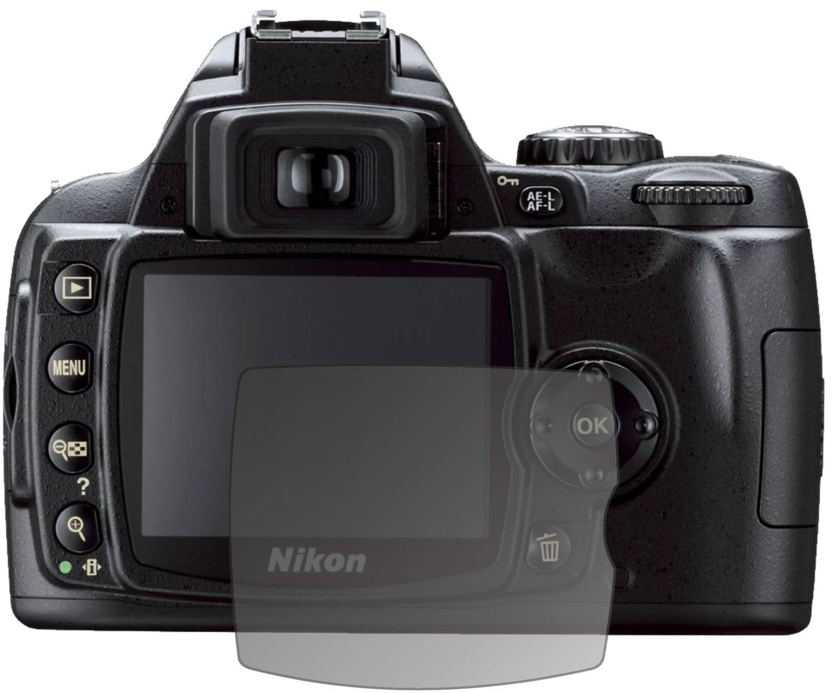 Blickschutzfolie von dipos passend für Nikon D40x, präziser Zuschnitt und blasenfrei montiert