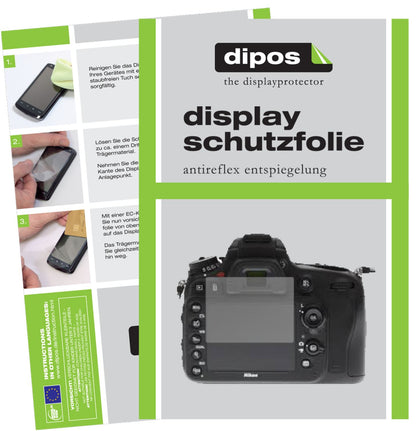 6x Schutzfolie matt für Nikon D610 Display-Schutzfolie