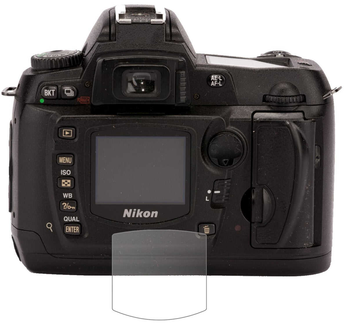 1x 9H Schutzfolie matt für Nikon D70 Panzerfolie