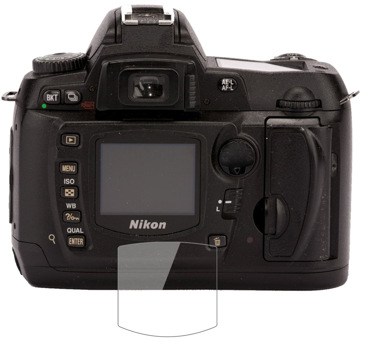 1x 9H Schutzfolie für Nikon D70 Panzerfolie