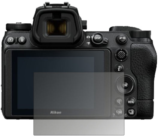 Blickschutzfolie von dipos passend für Nikon Z 7II, präziser Zuschnitt und blasenfrei montiert