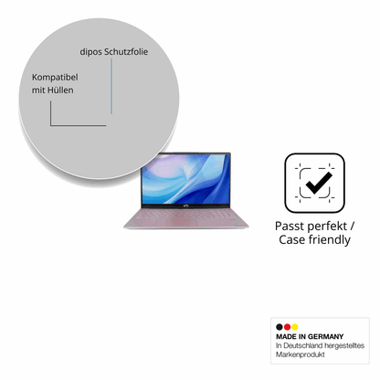 Schutzfolie mit optimaler Passform, zur Verwendung mit Hüllen geeignet
