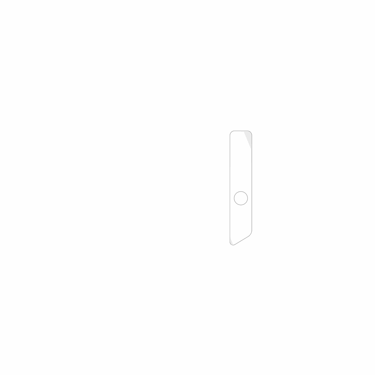 dipos Displayschutz für Ninja Double Stack XL, transparente Oberfläche, geringe Dicke und perfekte Passform