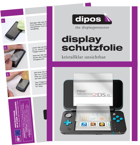 Perfekte Passform und ultimative Qualität: Unser 9H Panzerglas bietet Schutz für Nintendo-2DS XL