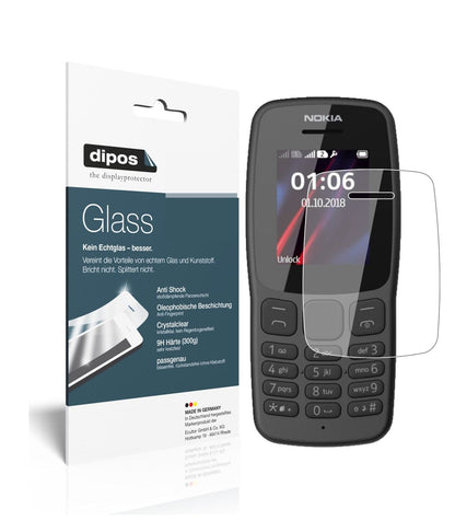 Perfekte Passform und ultimative Qualität: Unser 9H Panzerglas bietet Schutz für Nokia-106 (2018)