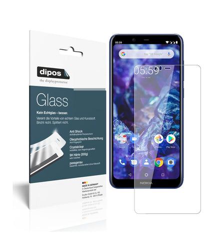 Perfekte Passform und ultimative Qualität: Unser 9H Panzerglas bietet Schutz für Nokia-5.1 Plus