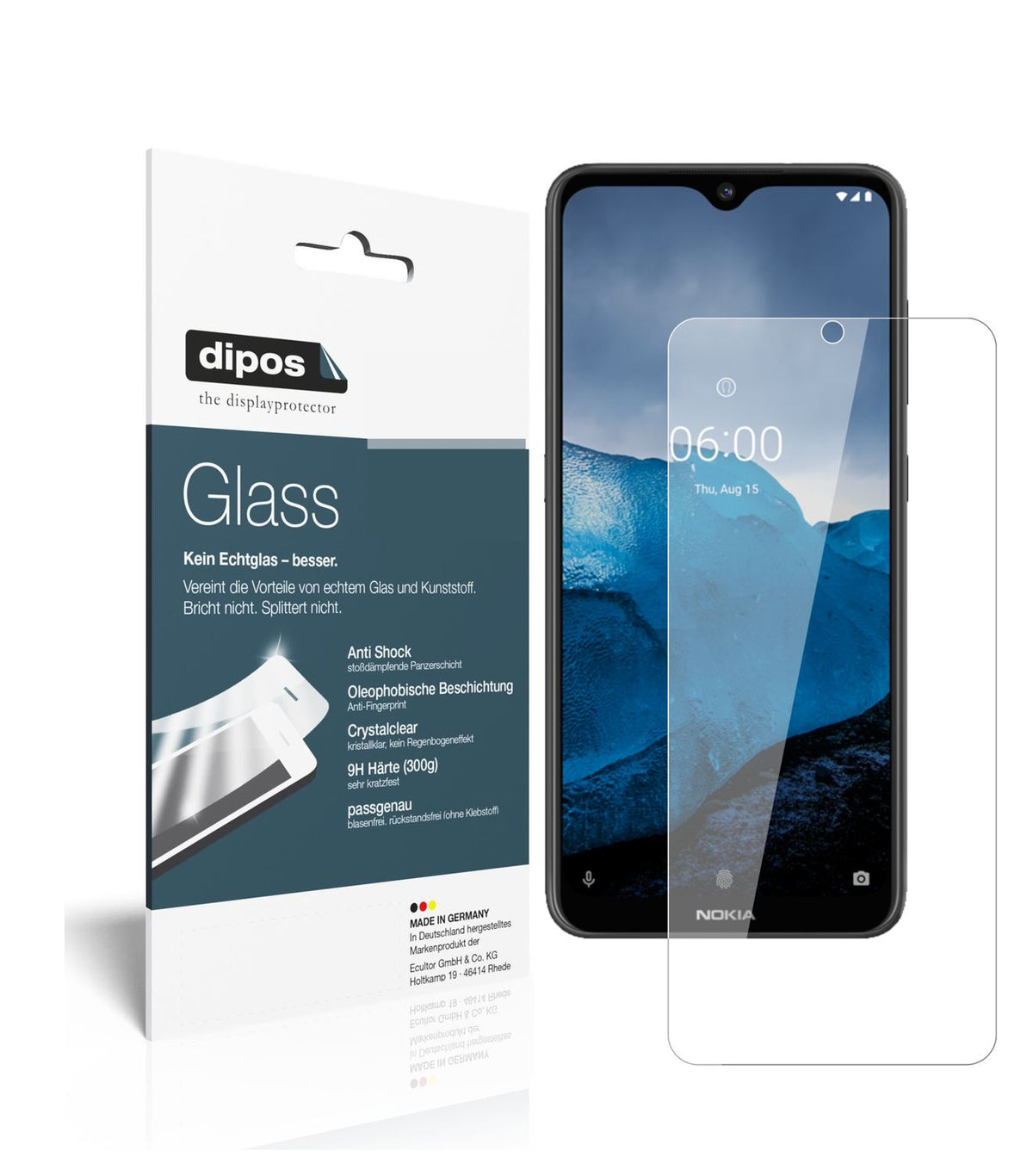 Perfekte Passform und ultimative Qualität: Unser 9H Panzerglas bietet Schutz für Nokia-6.2
