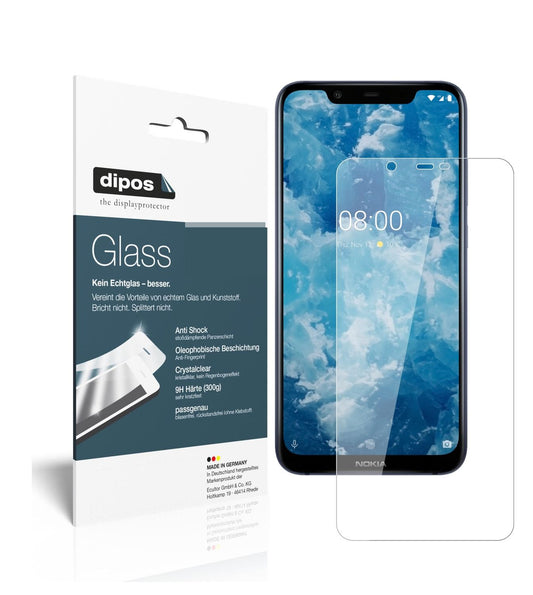 Perfekte Passform und ultimative Qualität: Unser 9H Panzerglas bietet Schutz für Nokia-8.1