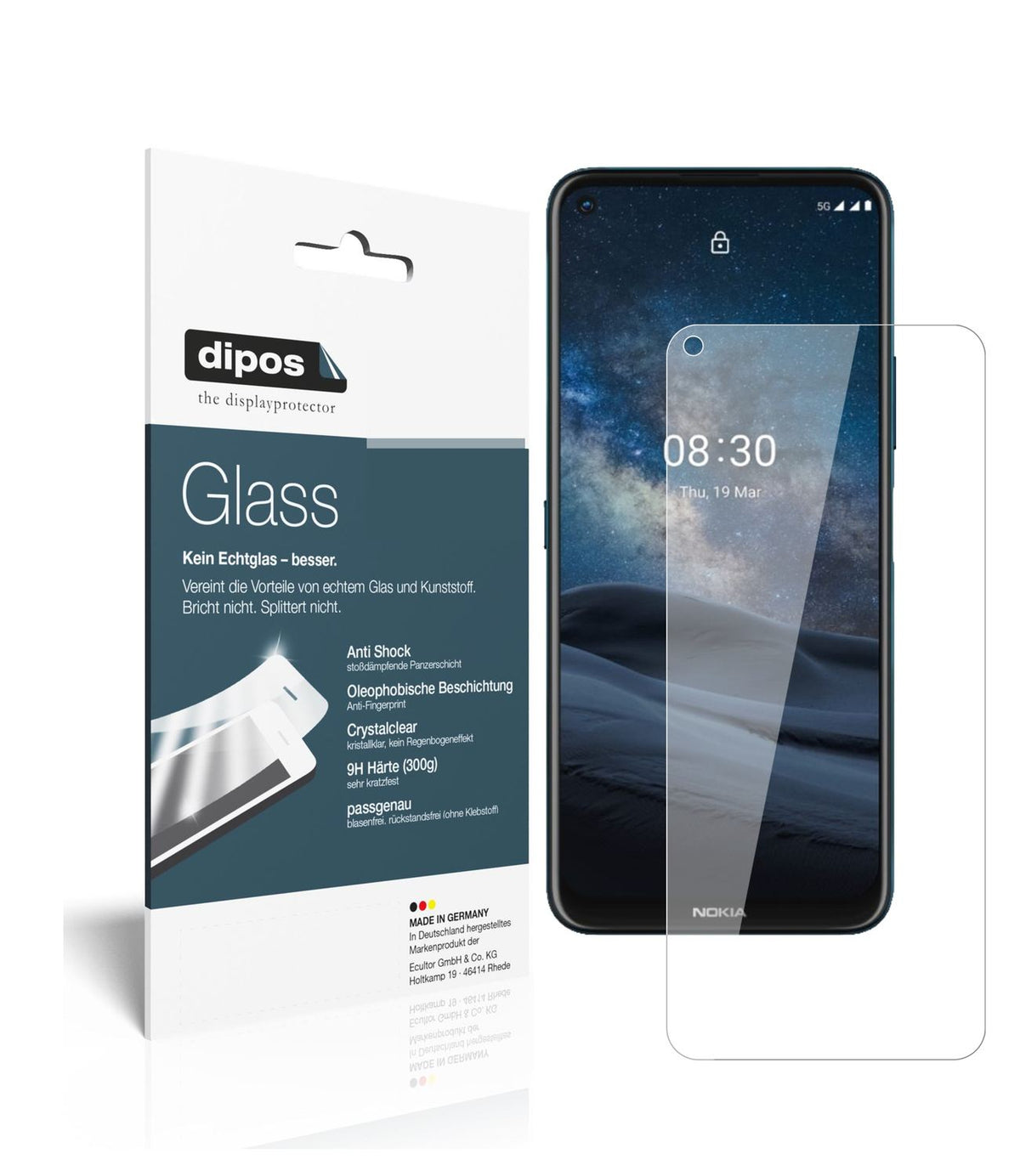 Perfekte Passform und ultimative Qualität: Unser 9H Panzerglas bietet Schutz für Nokia-8.3 5G