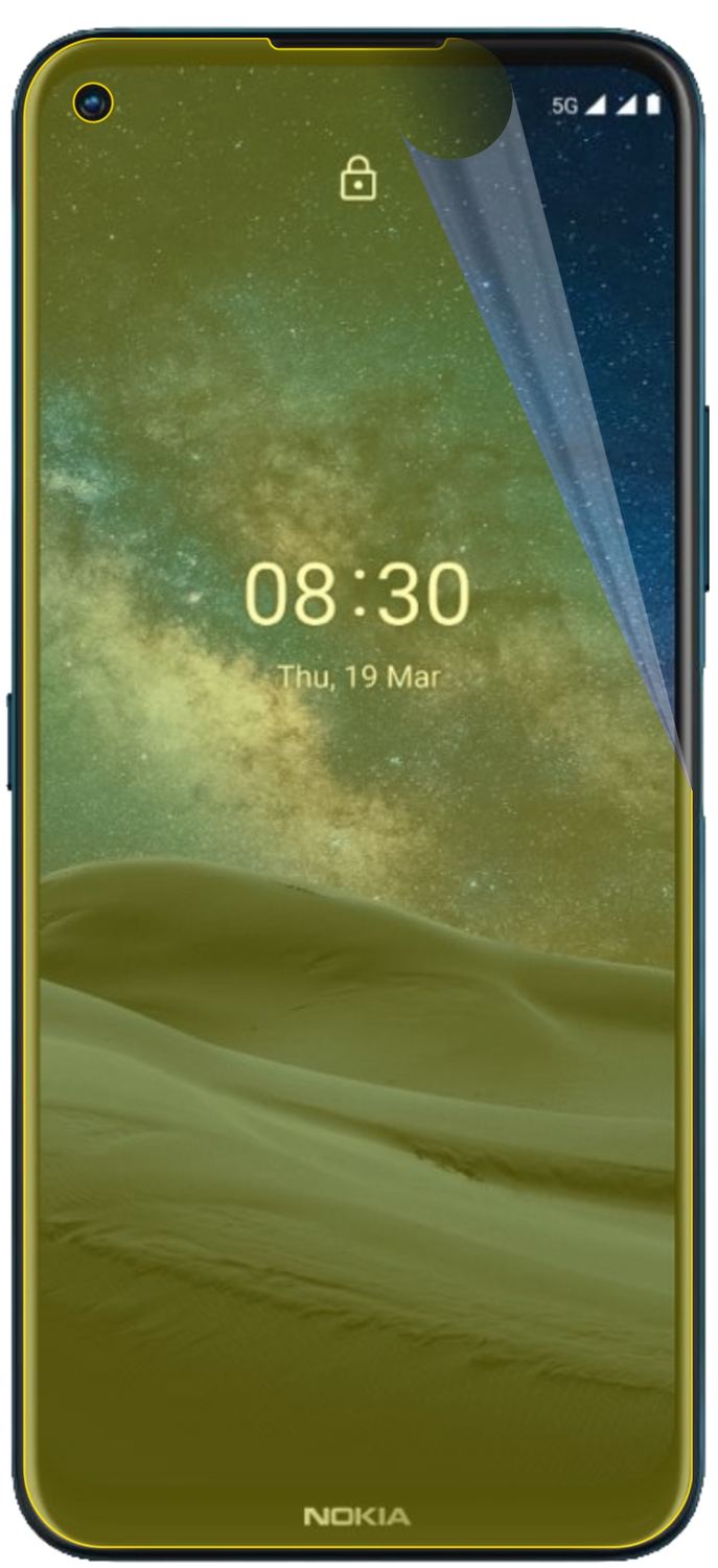 dipos Displayschutz für Nokia 46089, transparente Oberfläche, geringe Dicke und perfekte Passform