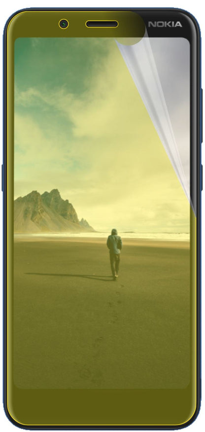3x 3D Full Cover Schutzfolie für Nokia C2 Tava