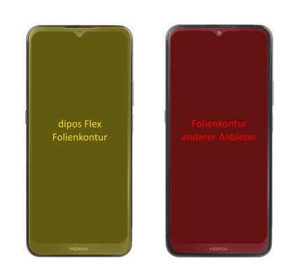 3x 3D Full Cover Schutzfolie für Nokia G300