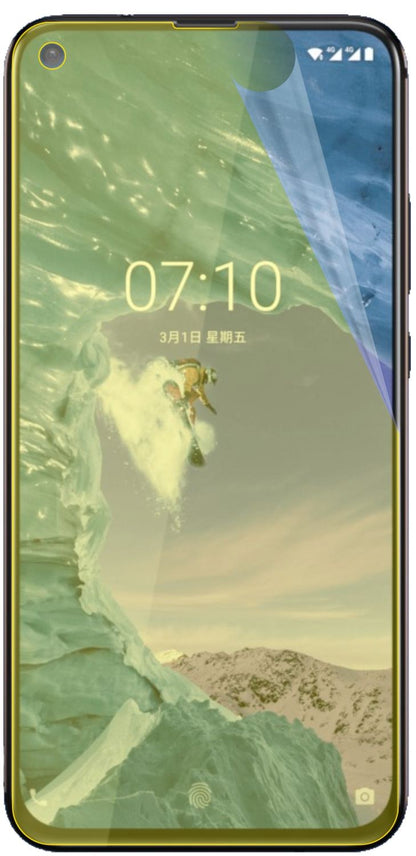 3x 3D Full Cover Schutzfolie für Nokia 8.1 Plus