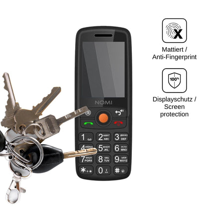 Blickschutzfolie für Nomi i2440 matt Schutzfolie Privacy