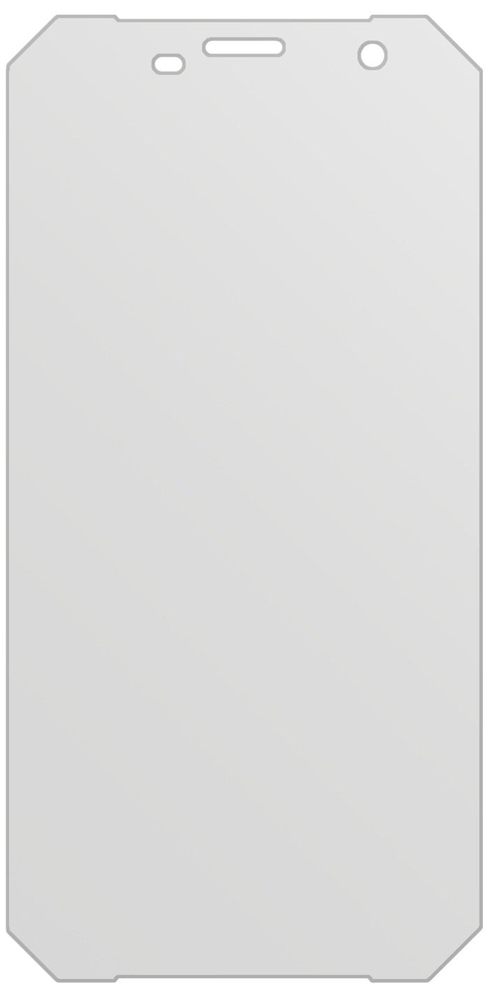 dipos Displayschutz für Nomu M6, mattierte Oberfläche, geringe Dicke und perfekte Passform