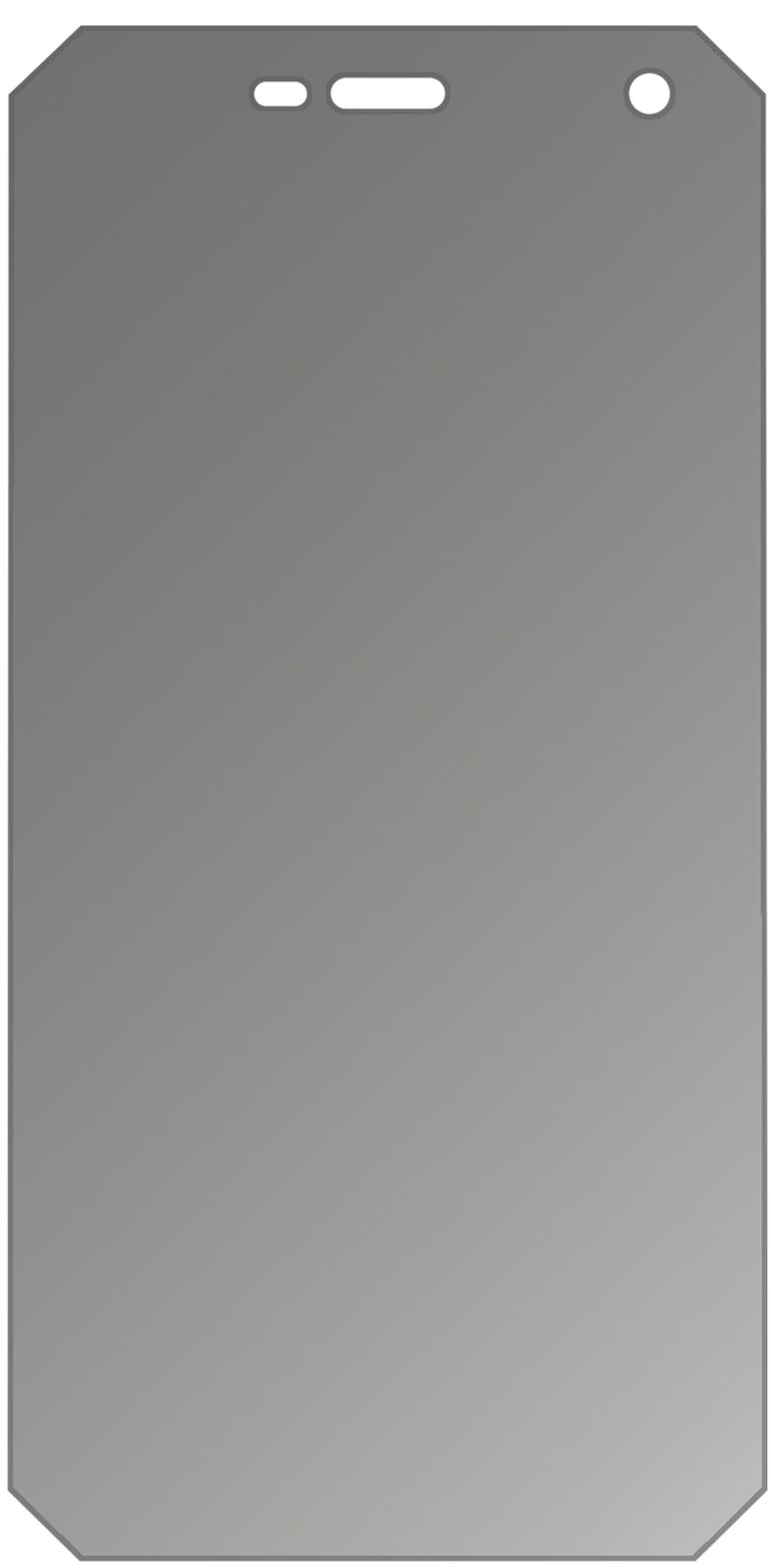 dipos Displayschutz für Nomu S10 Pro, mattierte Oberfläche, Blickschutzfilter und perfekter Passform