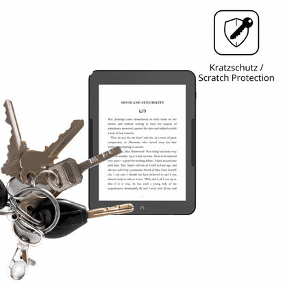 Schutz gegen Kratzer auf dem Nook GlowLight 4 Glas durch Schlüssel oder Ähnliches