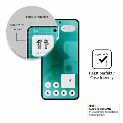 Besonders flexibler Displayschutz mit Anti-Shock-Schicht im Materialmix