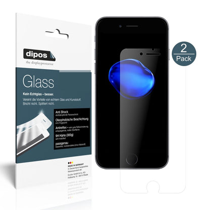 1x 9H Schutzfolie matt für Apple iPhone 7 Panzerfolie