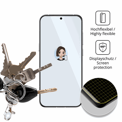 dipos Displayschutz für Nubia M153, transparente Oberfläche, geringe Dicke und perfekte Passform