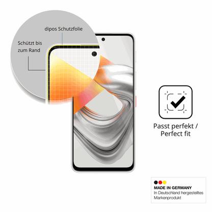 Schutzfolie mit optimaler Passform, zur Verwendung mit Hüllen geeignet