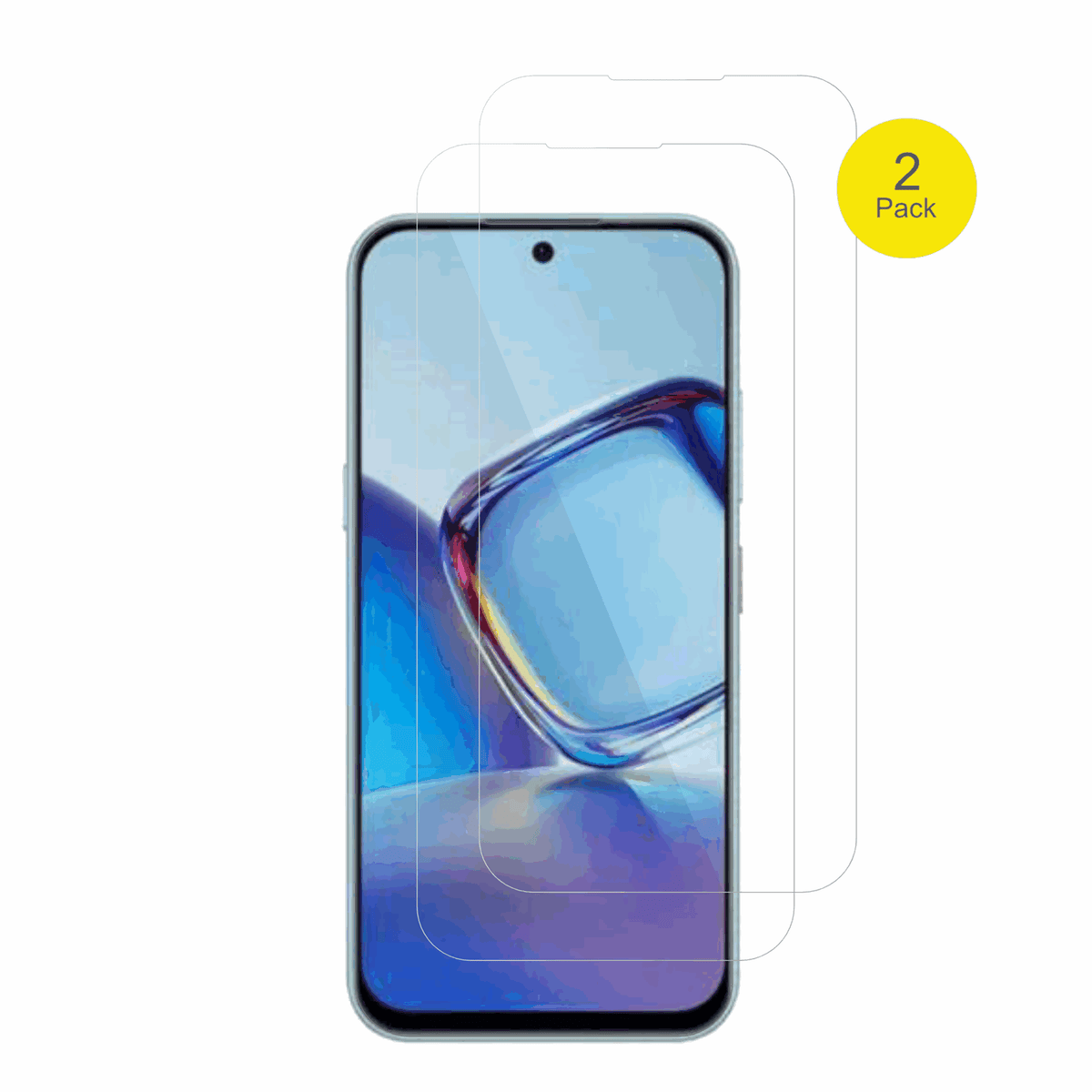nubiav80 design mit aufgebrachter dipos Displayschutzfolie, glasklare Darstellung ohne Einschränkungen