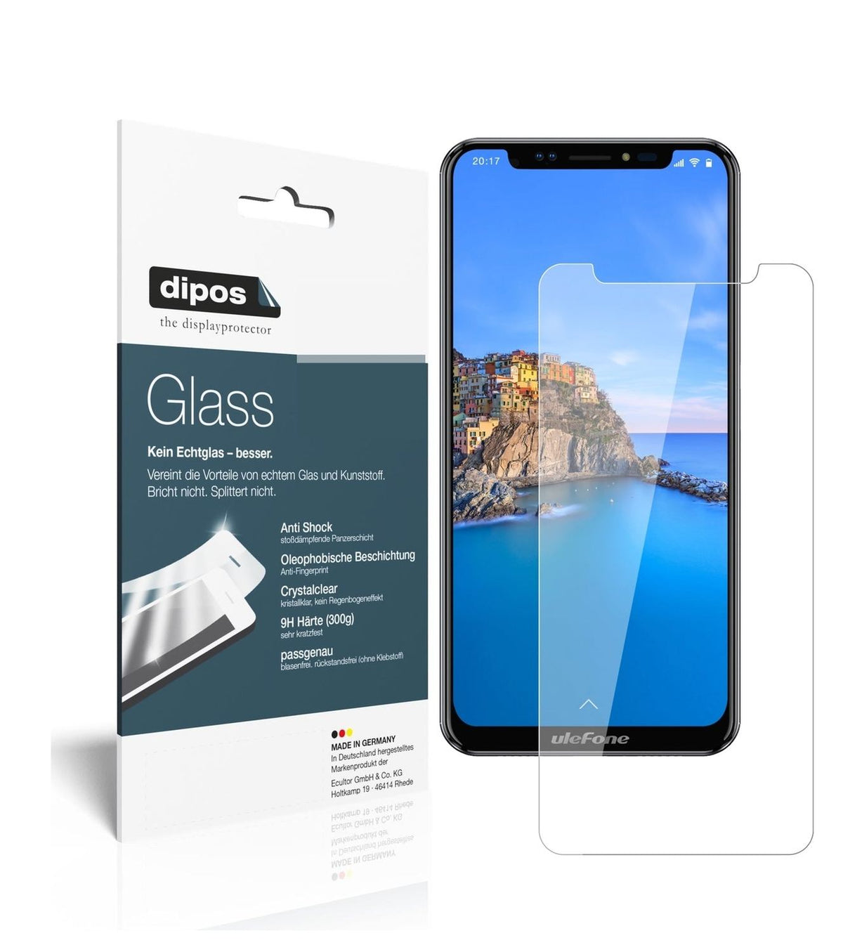 1x 9H Schutzfolie für Ulefone X Panzerfolie