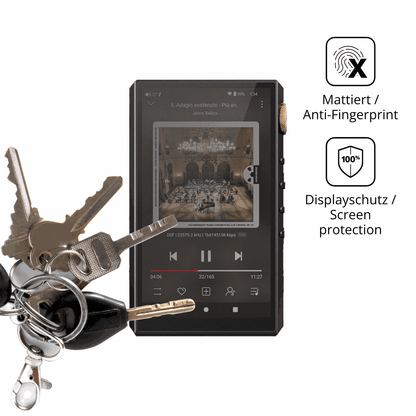 dipos Displayschutz für Oilsky G88, mattierte Oberfläche, Blickschutzfilter und perfekter Passform