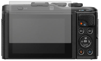 OlympusPen E-PL10 mit aufgebrachter dipos Displayschutzfolie, die lästige Fingerabdrücke minimiert