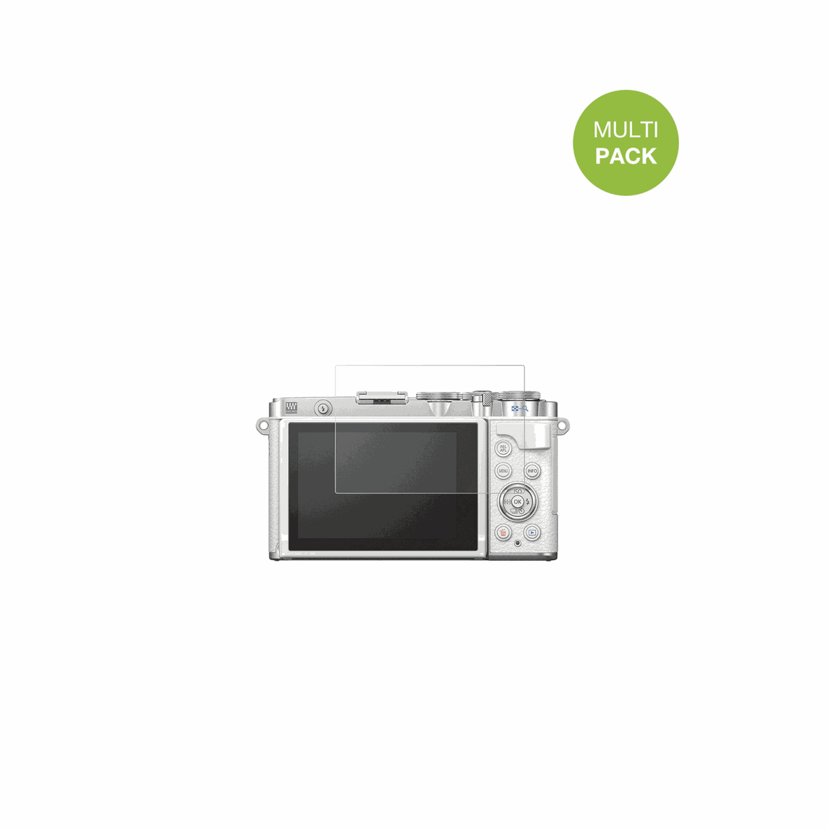 4x Schutzfolie matt für OM SYSTEM E-P7 Display-Schutzfolie