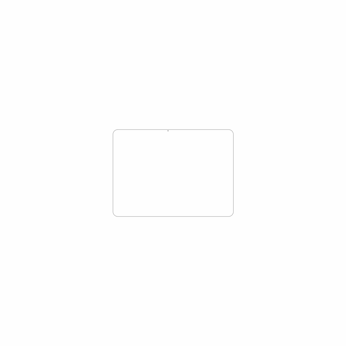 dipos Displayschutz für OnePlus Pad 4, mattierte Oberfläche, geringe Dicke und perfekte Passform