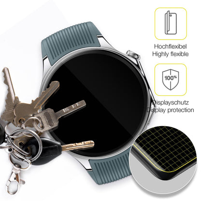 dipos Displayschutz für OnePlus Watch 2, transparente Oberfläche, geringe Dicke und perfekte Passform
