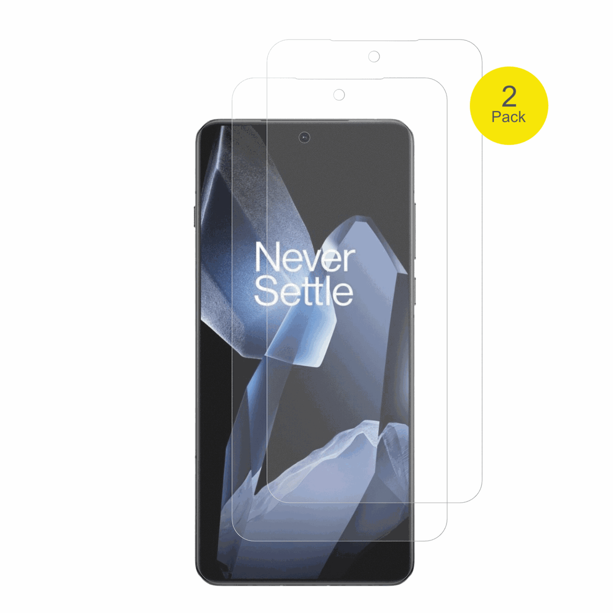 OnePlus13 Case Friendly mit aufgebrachter dipos Flex Schutzfolie, glasklare Darstellung ohne Einschränkungen