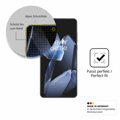 Besonders flexibler Displayschutz mit Anti-Shock-Schicht im Materialmix