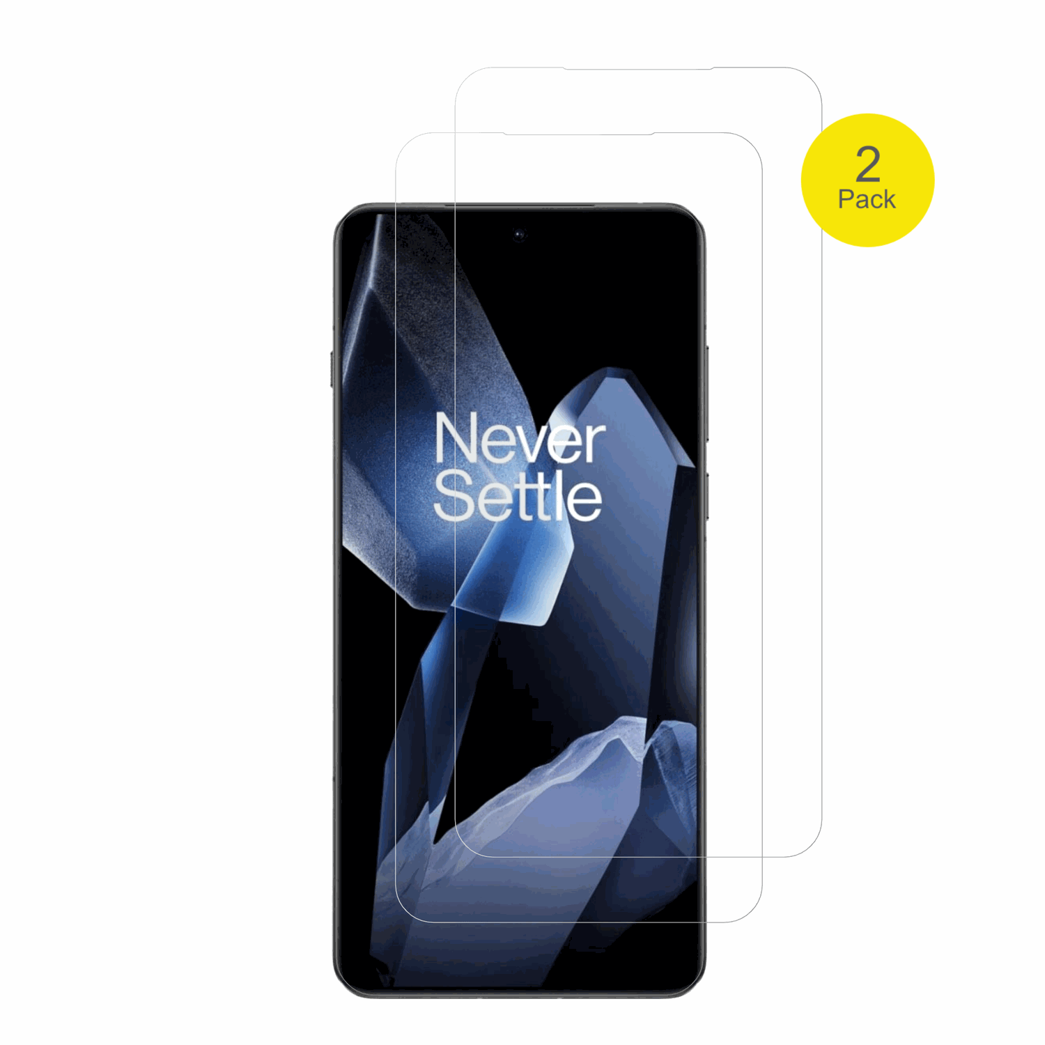 OnePlus13 Case Friendly mit aufgebrachter dipos Displayschutzfolie, glasklare Darstellung ohne Einschränkungen