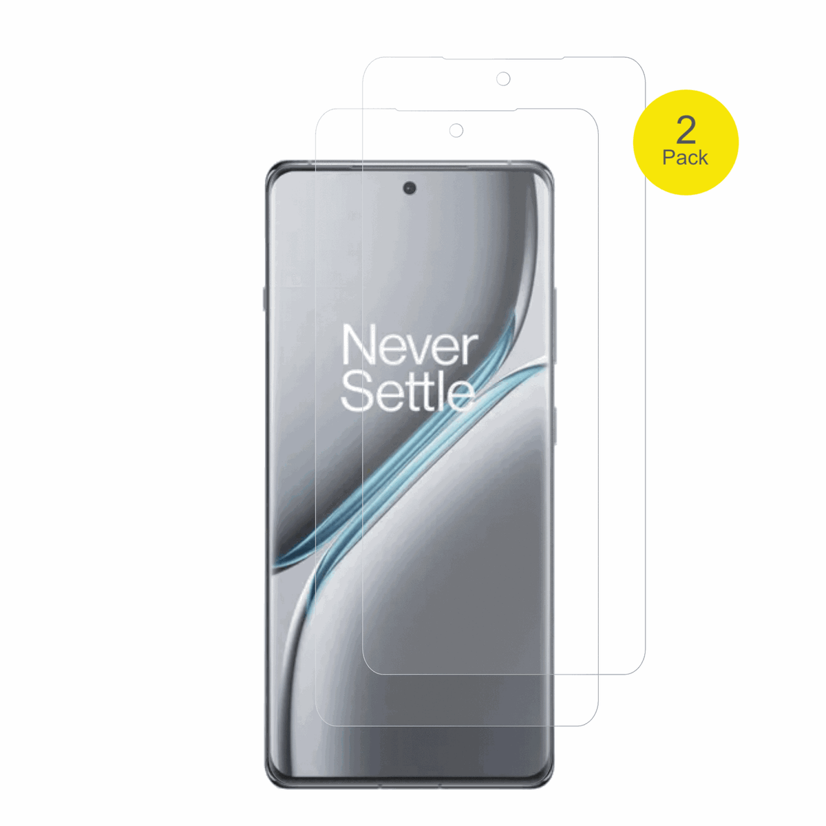 oneplus15r mit aufgebrachter dipos Flex Schutzfolie, glasklare Darstellung ohne Einschränkungen