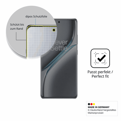 Schutz gegen Kratzer auf dem oneplus15r Glas durch Schlüssel, Stöße gegen die Tischkante oder Stürze