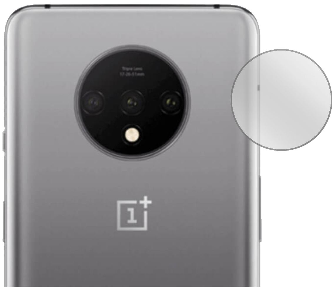 2x Schutzfolie klar für OnePlus 7T Kameralinse Display-Schutzfolie