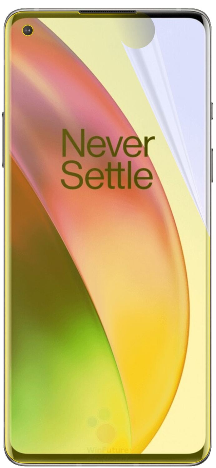 3x 3D Full Cover Schutzfolie für OnePlus 8