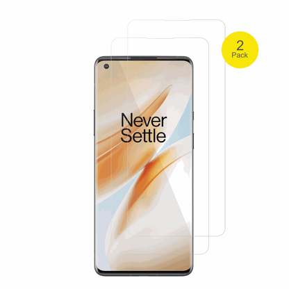 oneplus8 pro case friendly mit aufgebrachter dipos Displayschutzfolie, glasklare Darstellung ohne Einschränkungen