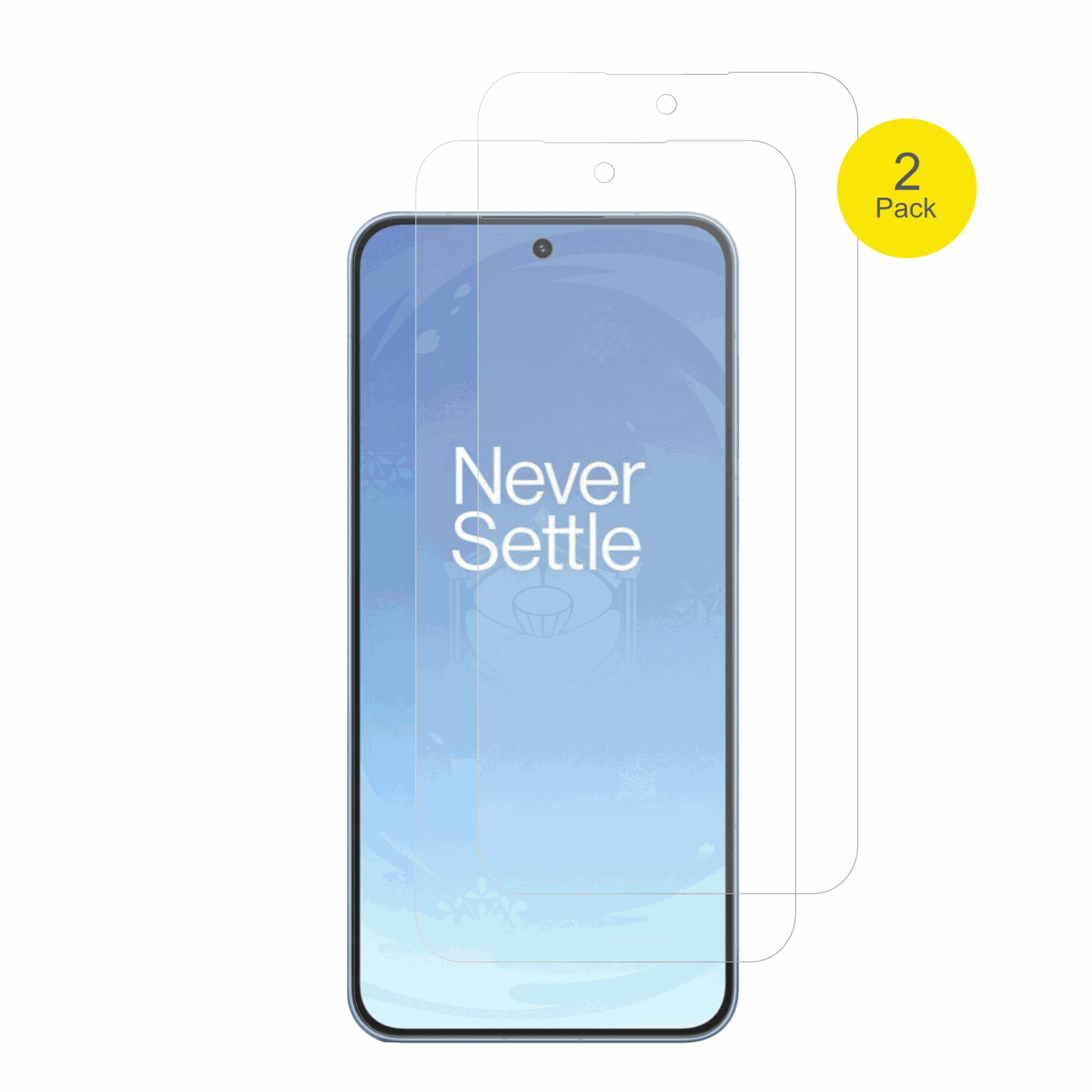 OnePlusAce 6T mit aufgebrachter dipos Flex Schutzfolie, glasklare Darstellung ohne Einschränkungen