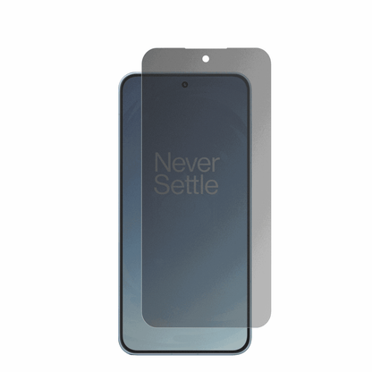 OnePlusAce 6T mit aufgebrachter dipos Flex Schutzfolie, die seitliche Einblicke blockiert