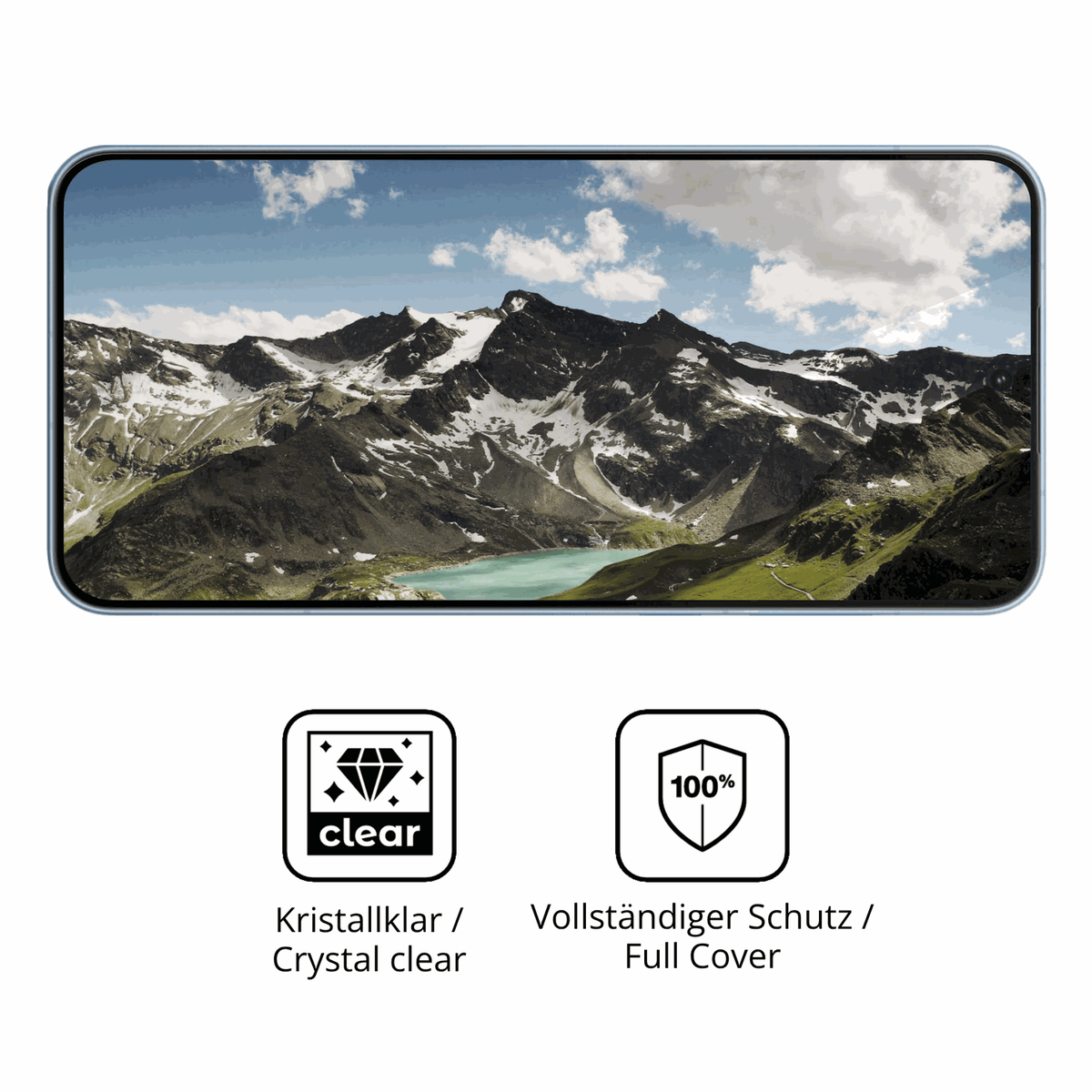 Dünne und klare Folie passend zugeschnitten für OnePlus Ace 6T