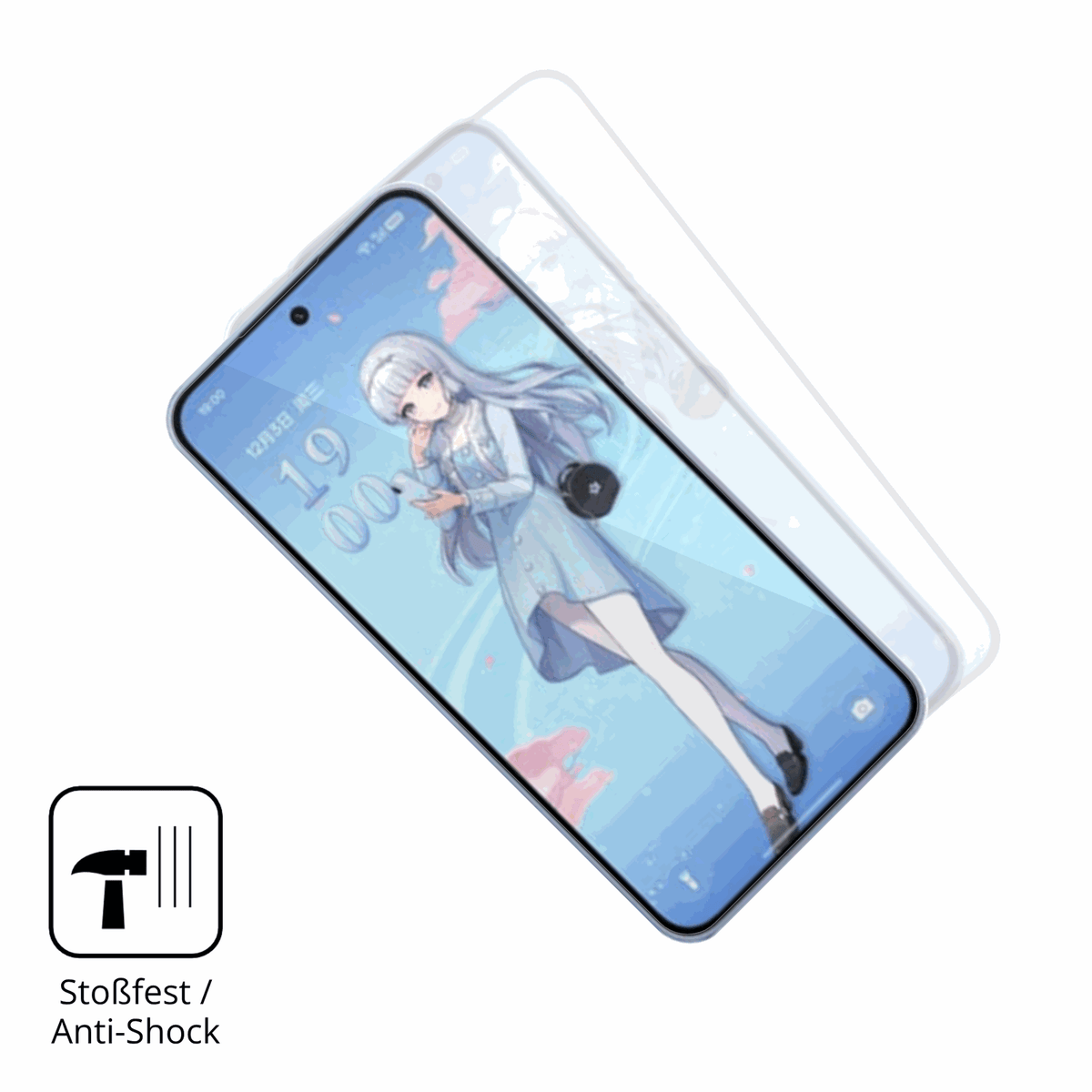Schutz gegen Kratzer auf dem OnePlus Ace 6T Genshin Impact Glas durch Schlüssel oder Ähnliches