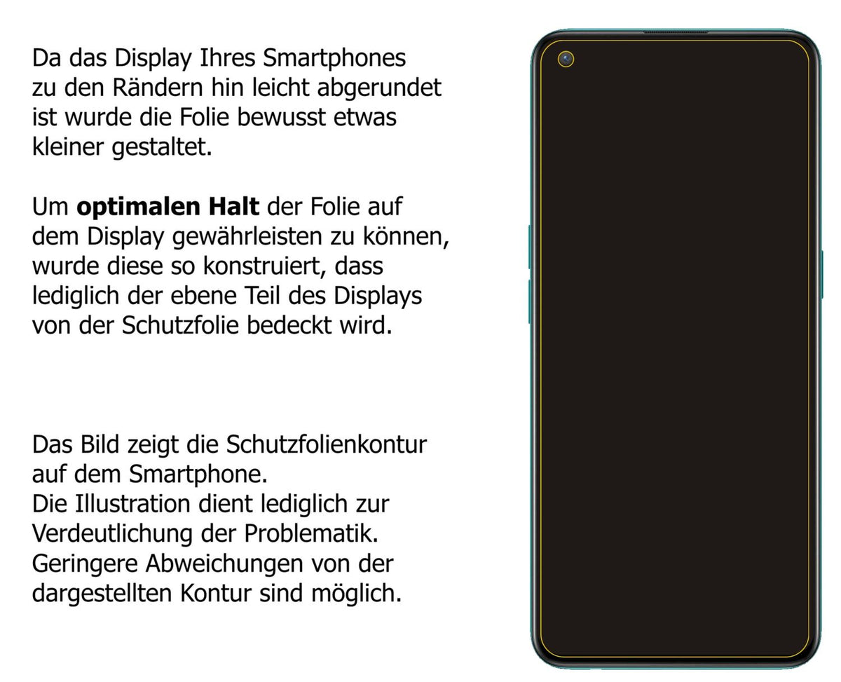2x 9H Schutzfolie matt für OnePlus Nord 2 CE Panzerfolie