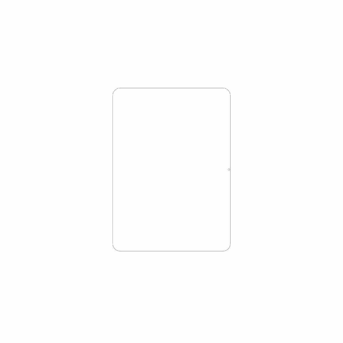 dipos Displayschutz für OnePlus Pad Go 2, mattierte Oberfläche, geringe Dicke und perfekte Passform