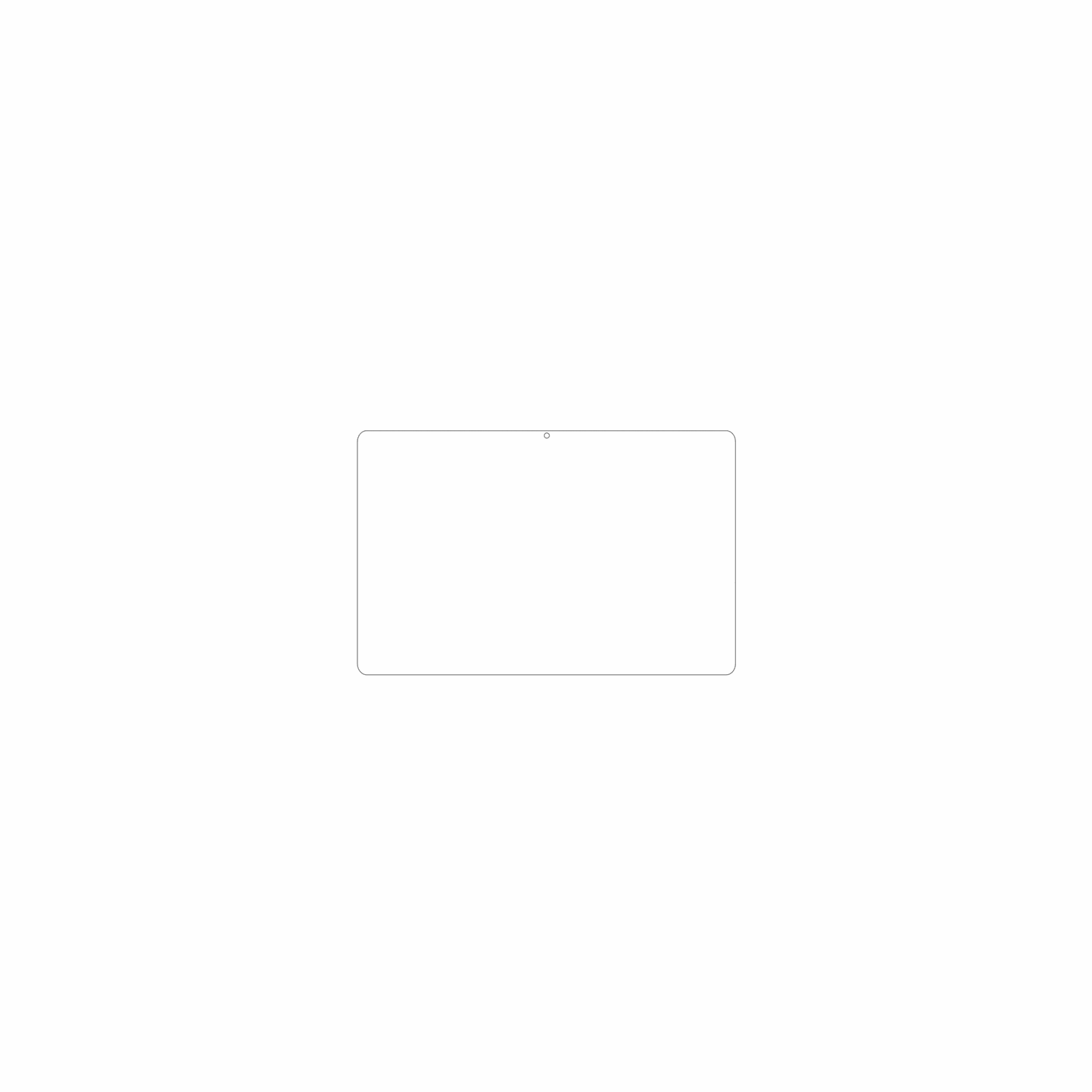 dipos Displayschutz für onepluspad lite, mattierte Oberfläche, geringe Dicke und perfekte Passform