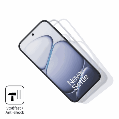 Schutz gegen Kratzer auf dem OnePlus Turbo 6V Glas durch Schlüssel, Stöße gegen die Tischkante oder Stürze