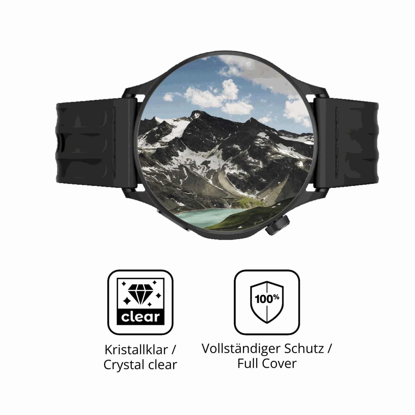 Dünne und klare Folie passend zugeschnitten für OnePlus Watch Lite